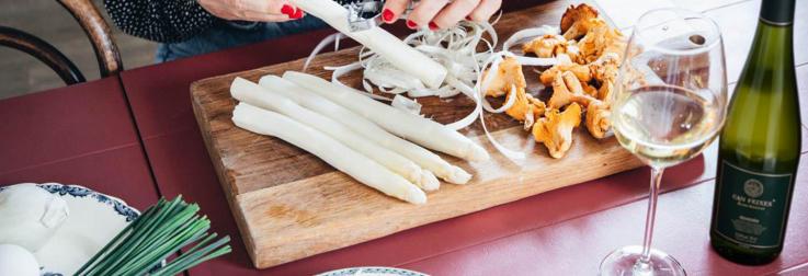 Net binnen: onze favoriete aspergewijn!