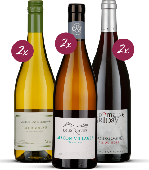 Proefpakket Bourgogne (3x2 flessen)
