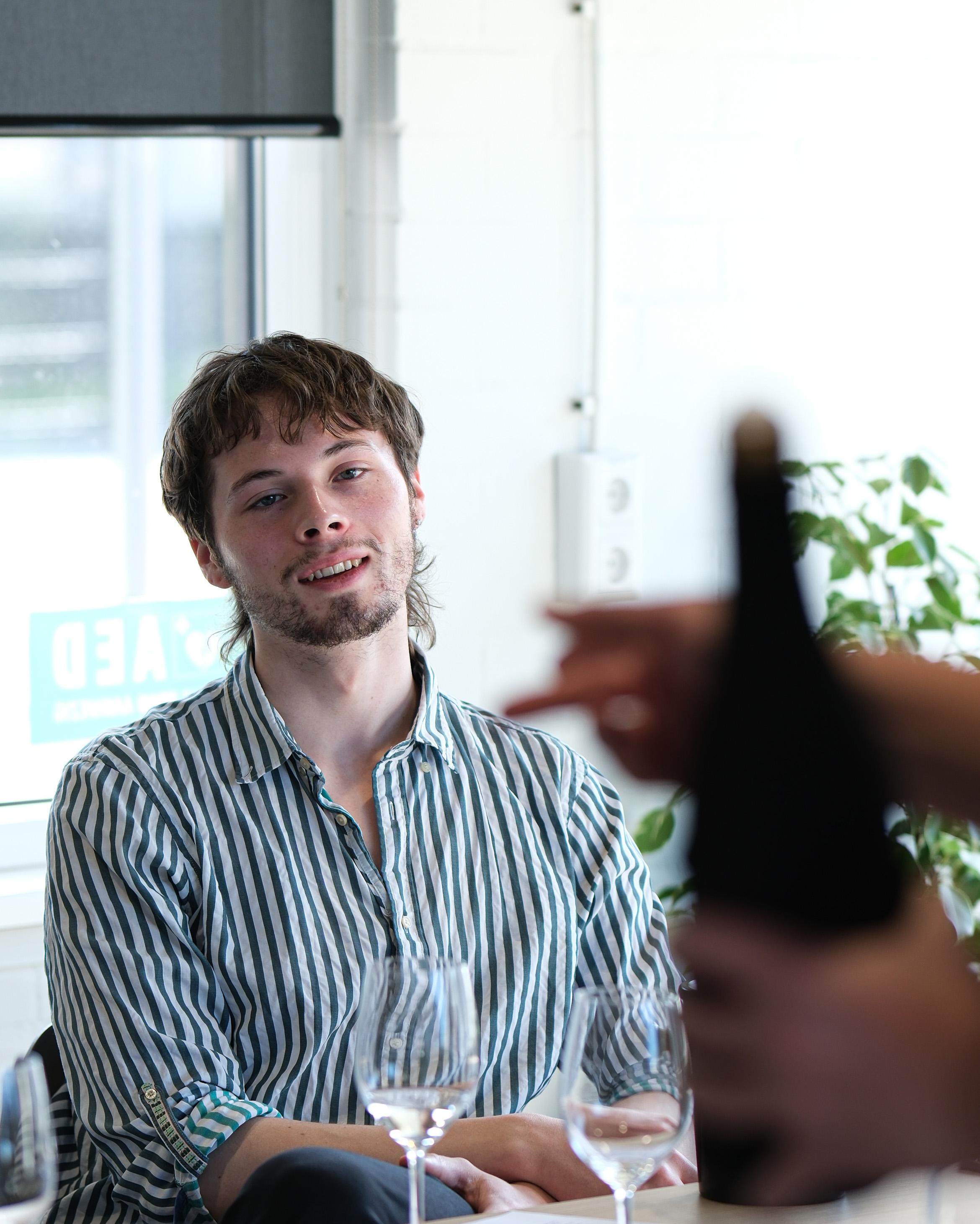 Proepanelleden Suzanne van Haaster, Lisja Hu en Tobias Meij.