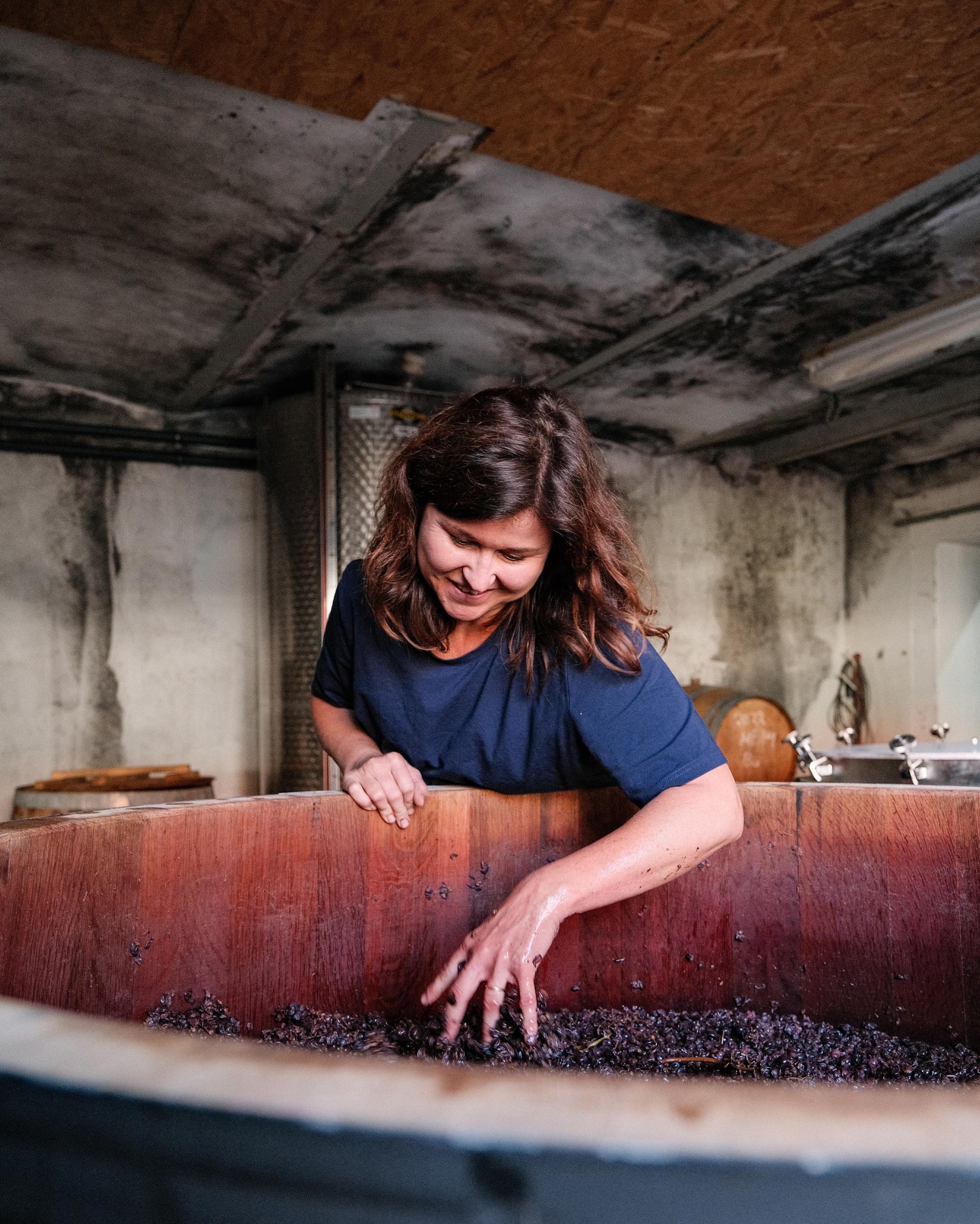 1. Rheinhessen | 2. Katharina heeft inmiddels ook wat pinot noir en blaufränkisch aangeplant staan | 3. Zelfs in de wat drogere jaren doen deze blauwe druiven het goed in Westhofen.